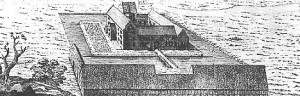 Ellinge omkr. 1680 sett från norr (Buhrman-Fischer)
